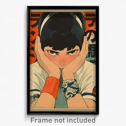 Japanese Movie Poster - Boy Feeling Alarmed, Loud Arm Ribbon (Japan Art Print)