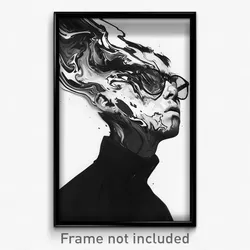 Art Poster - Damaged Spectacle (Psychedelic Trippy Weird 11x17 Print)