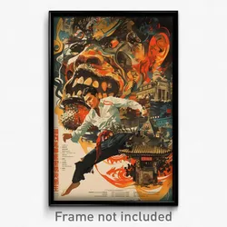 Chinese Movie Poster - Webbed Budapest (China Psychedelic Art Retro Film Print)