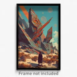 Movie Art Poster - Silent Petroglyphs (Psychedelic Retro Weird Film Print)