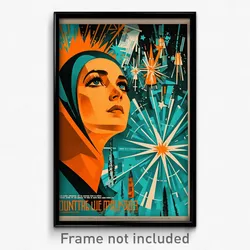 Russian Movie Poster - Outlandish Star (Russia Psychedelic Art Retro Film Print)