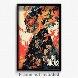 Chinese Movie Poster - Frightening Flame (China Retro Film Art Print)