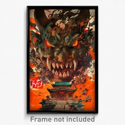 Chinese Movie Poster - Pristine Shrine (China Psychedelic Art Retro Film Print)