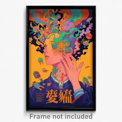 Chinese Movie Poster - Boy Feeling Self Compassionate, Crazy Crop Top (Print)
