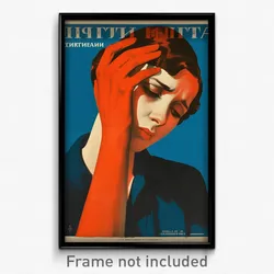 Russian Movie Poster - Boy Feeling Empathy, Oddball Anchor Hair Ornament (Print)