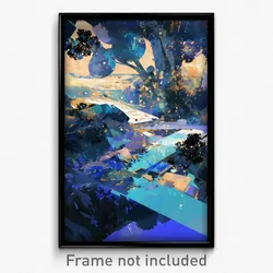 Art Poster - Frosty Dump (Psychedelic Trippy Weird 11x17 Print)