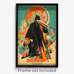 Russian Movie Poster - Cute Desolation (Russia Psychedelic Art Retro Film Print)