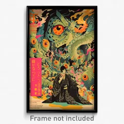 Japanese Movie Poster - Busy Enchiladas (Japan Psychedelic Art Retro Film Print)