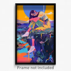 Art Poster - Pretty Desolation (Psychedelic Trippy Weird 11x17 Print)