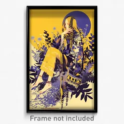 Russian Movie Poster - Yellow Barony (Russia Psychedelic Art Retro Film Print)