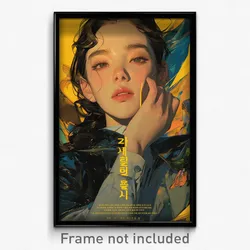 Korean Movie Poster - Woman Feeling Resentment, Scientific Grey Capelet (Print)
