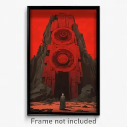 Movie Art Poster - Bumpy Silo (Psychedelic Trippy Retro Cartoon Film Print)