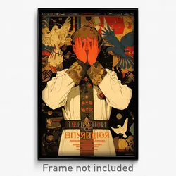 Russian Movie Poster - Boy Feeling Pleased, Glorious Gloves (Russia Art Print)