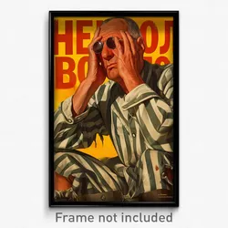 Russian Movie Poster - Man Feeling Glee, Glass Torn Pants (Russia Art Print)