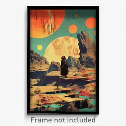 Movie Art Poster - Rural Easter Eggs (Psychedelic Retro Weird Film Print)