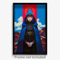 Art Poster - Pristine Mountain (Psychedelic Trippy Weird 11x17 Print)