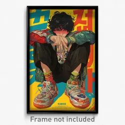 Korean Movie Poster - Boy Feeling Grumpiness, Spherical Mismatched Legwear