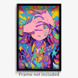 Anime Art Poster - Girl Feeling Self Critical Wearing Nifty Blazer (Print)