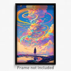 Art Poster - Sunny Foundry (Psychedelic Trippy Weird 11x17 Print)