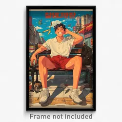 Korean Movie Poster - Man Feeling Bliss, Fantastic Shorts (Korea Film Art Print)