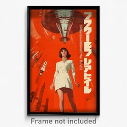 Movie Art Poster - Woman Feeling Epiphany, Upbeat Medium Dress (Film Print)