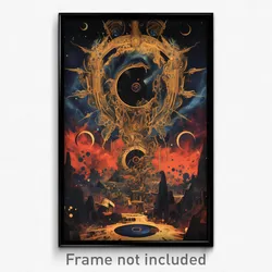 Movie Art Poster - Remote Vinyl Record (Psychedelic Retro Weird Film Print)