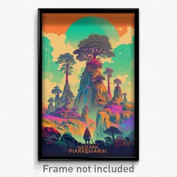 Russian Movie Poster - Tall Menhir (Russia Psychedelic Art Retro Film Print)