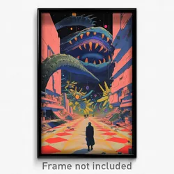 Movie Art Poster - Far Museum (Psychedelic Trippy Retro Cartoon Film Print)