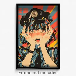 Chinese Movie Poster - Girl Feeling Disgruntled, Smooth Police Uniform (Print)