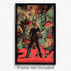 Chinese Movie Poster - Man Feeling Adoration, Impeccable Cat Ear (Art Print)