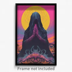 Movie Art Poster - Pristine Sepulchre (Psychedelic Retro Weird Film Print)