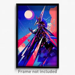 Art Poster - Modern Menhir (Psychedelic Trippy Weird 11x17 Print)