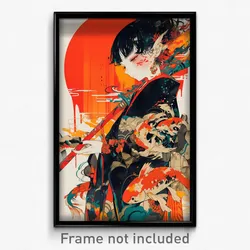 Art Poster - Interesting Crop (Psychedelic Trippy Weird 11x17 Print)