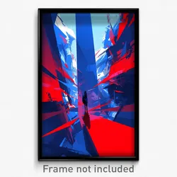 Art Poster - Steel Tomb (Psychedelic Trippy Weird 11x17 Cartoon Print)