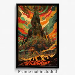Russian Movie Poster - Liquid Badland (Russia Psychedelic Art Retro Film Print)