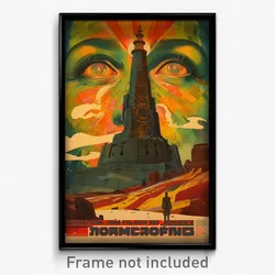 Russian Movie Poster - Neglected Observatory (Russia Retro Film Art Print)