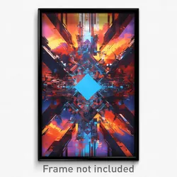 Movie Art Poster - Glitchy Vestibule (Psychedelic Retro Weird Film Print)