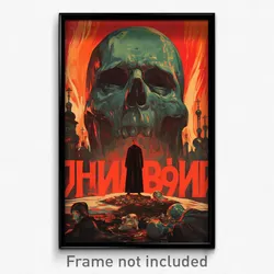 Russian Movie Poster - Amazing Tube (Russia Psychedelic Art Retro Film Print)