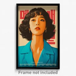 Korean Movie Poster - Woman Feeling Submissive, Second Hand Cardigan (Art Print)