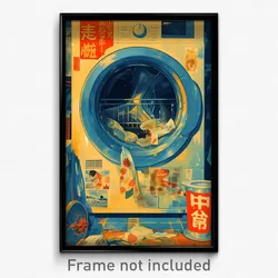 Chinese Movie Poster - Dark Washing Machine (China Retro Film Art Print)