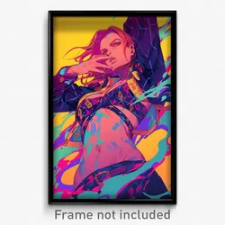 Anime Art Poster - Girl Feeling Aversion, Immaculate Midriff Sarashi (Print)
