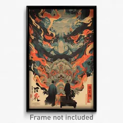 Chinese Movie Poster - Esteemed Grate (China Psychedelic Art Retro Film Print)