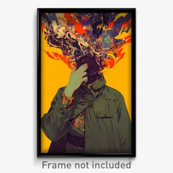 Movie Art Poster - Man Feeling Nostalgic, Second Hand Waist Cape (Film Print)