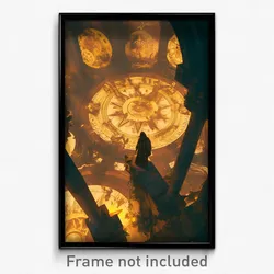 Art Poster - A Magical Compass Leading To Unknown Realms