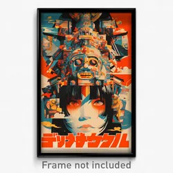 Chinese Movie Poster - Droopy Acropolis (China Psychedelic Art Retro Film Print)