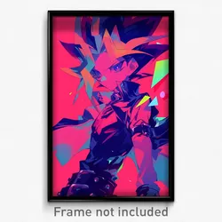 Anime Art Poster - Boy Feeling Unhappy Wearing Glum Tactical Clothes (Print)