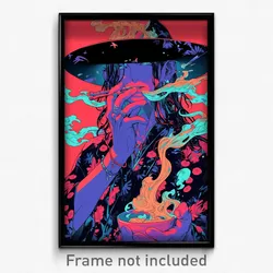 Art Poster - Coarse Cay (Psychedelic Trippy Weird 11x17 Cartoon Print)
