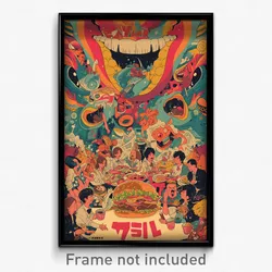 Chinese Movie Poster - Wiry Hot Dog (China Psychedelic Art Retro Film Print)