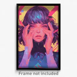 Movie Art Poster - Girl Feeling Neglect Wearing Drab Bowtie (Retro Film Print)