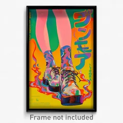 Japanese Movie Poster - Girl Feeling Bitter Sweetness, Klutzy Grey Socks (Print)